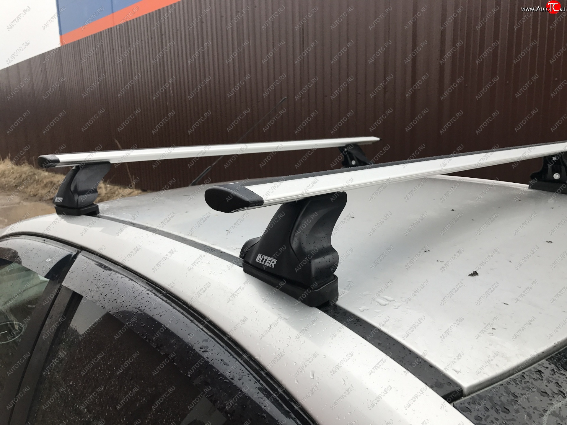 2 799 р. Опоры багажника Inter (в штатные крепления)  CITROEN C4 aircross (2012-2017), Mitsubishi ASX (2010-2025), Peugeot 307 ( универсал,  хэтчбэк 3 дв.,  хэтчбэк 5 дв.) (2001-2008), Peugeot 4008 (2012-2025)  с доставкой в г. Пермь