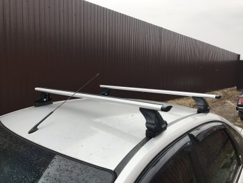 2 799 р. Опоры багажника Inter (в штатные крепления)  CITROEN C4 aircross (2012-2017), Mitsubishi ASX (2010-2025), Peugeot 307 ( универсал,  хэтчбэк 3 дв.,  хэтчбэк 5 дв.) (2001-2008), Peugeot 4008 (2012-2025)  с доставкой в г. Пермь. Увеличить фотографию 3