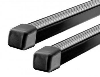 3 799 р. Багажник на крышу Inter (в штатные крепления)  CITROEN C4 aircross (2012-2017), Mitsubishi ASX (2010-2025), Peugeot 307 ( универсал,  хэтчбэк 3 дв.,  хэтчбэк 5 дв.) (2001-2008), Peugeot 4008 (2012-2025) (Стальные поперечины 140 см)  с доставкой в г. Пермь. Увеличить фотографию 2