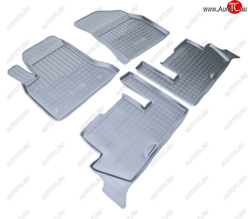2 759 р. Коврики салона Norplast Unidec  CITROEN C4 picasso  UD (2006-2014) минивэн (Цвет: серый)  с доставкой в г. Пермь