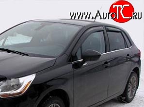 3 199 р. Дефлекторы окон (ветровики) Novline 4 шт CITROEN C4 B7 хэтчбэк 5 дв. (2011-2018)  с доставкой в г. Пермь