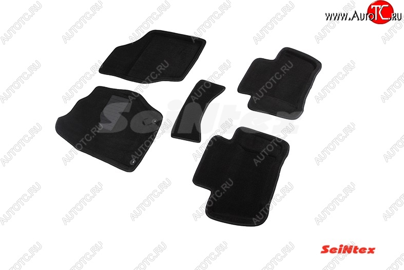 4 999 р. Комплект 3D ковриков в салон Seintex  CITROEN C4  B7 (2013-2022), Peugeot 408 (2010-2017)  с доставкой в г. Пермь