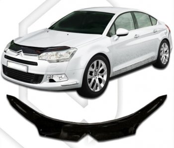 Дефлектор капота CA-Plastic CITROEN C5 ( RD,  RW) (2008-2017) дорестайлинг, седан, доресталийнг, универсал