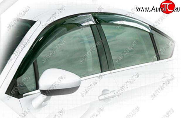 1 999 р. Дефлектора окон CA-Plastiс  CITROEN C5  RD (2008-2021) дорестайлинг, седан, рестайлинг, седан (Classic полупрозрачный)  с доставкой в г. Пермь