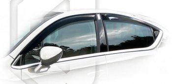 Дефлектора окон CA-Plastiс CITROEN DS4  PF1 (2010-2015) дорестайлинг,хэтчбэк 5дв.