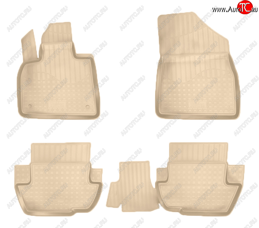 2 759 р. Коврики салона Norplast Unidec  CITROEN DS5  PF2 (2011-2015) хэтчбэк (Цвет: бежевый)  с доставкой в г. Пермь