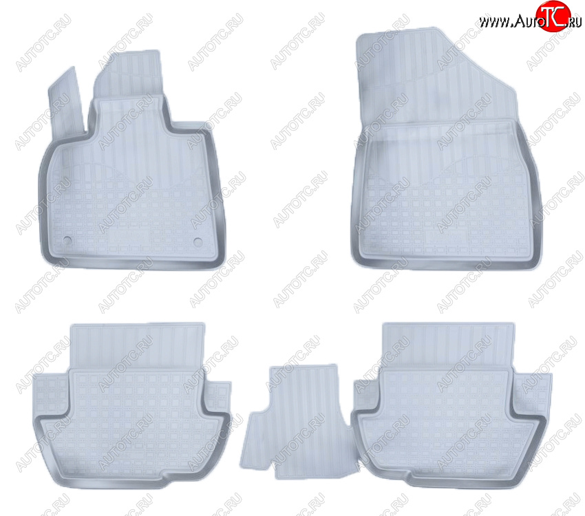 2 759 р. Коврики салона Norplast Unidec  CITROEN DS5  PF2 (2011-2015) хэтчбэк (Цвет: серый)  с доставкой в г. Пермь
