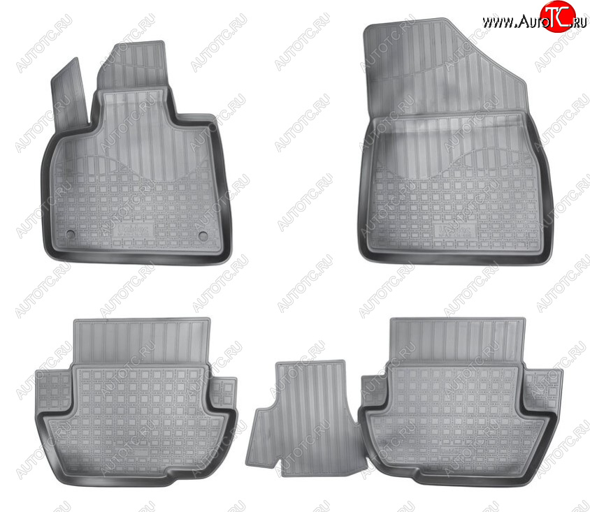 2 139 р. Комплект ковриков в салон Norplast Unidec  CITROEN DS5  PF2 (2011-2015) хэтчбэк (Цвет: черный)  с доставкой в г. Пермь