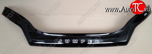 999 р. Дефлектор капота (с заходом на фары) Russtal CITROEN Jumper 290 рестайлинг (2014-2022)  с доставкой в г. Пермь