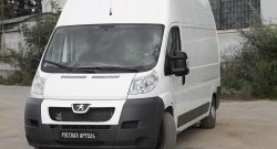 709 р. Накладки на зеркала RA CITROEN Jumper 250 (2006-2014) (Поверхность шагрень)  с доставкой в г. Пермь. Увеличить фотографию 3