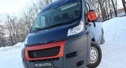 739 р. Реснички на фары RA CITROEN Jumper 250 (2006-2014) (Глянец под окраску, Неокрашенные)  с доставкой в г. Пермь. Увеличить фотографию 3