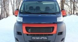 739 р. Реснички на фары RA CITROEN Jumper 250 (2006-2014) (Глянец под окраску, Неокрашенные)  с доставкой в г. Пермь. Увеличить фотографию 2