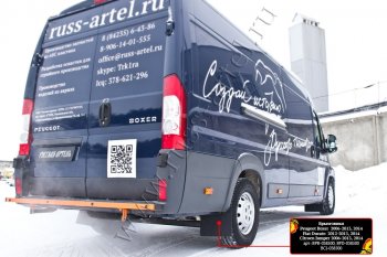 1 369 р. Брызговики (шагрень) РА Peugeot Boxer 250 (2006-2014)  с доставкой в г. Пермь. Увеличить фотографию 3