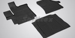 Износостойкие коврики в салон с рисунком Сетка SeiNtex Premium 3 шт. (резина) CITROEN Jumper  250 (2006-2014), Fiat Ducato  250 (2006-2014), Peugeot Boxer  250 (2006-2014)