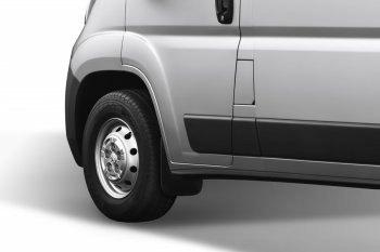 4 799 р. Брызговики Frosch (optimum, без расширителя арок) Peugeot Boxer 250 (2006-2014) (Передние)  с доставкой в г. Пермь. Увеличить фотографию 2
