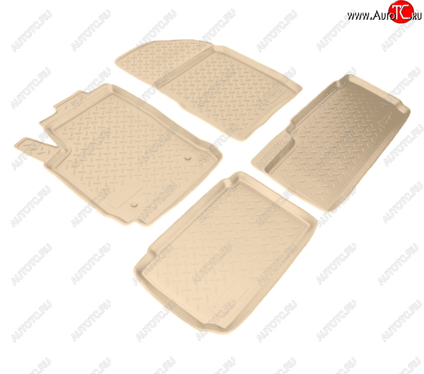 2 759 р. Коврики салона Norplast Unidec  CITROEN Xsara picasso (1999-2012) (Цвет: бежевый)  с доставкой в г. Пермь