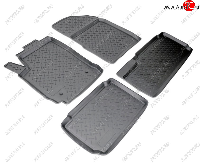 2 139 р. Комплект ковриков в салон Norplast CITROEN Xsara picasso (1999-2012) (Цвет: черный)  с доставкой в г. Пермь