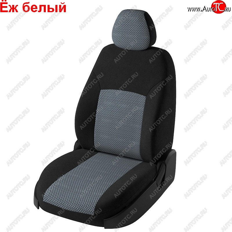 5 549 р. Чехлы для сидений Дублин (жаккард)  Daewoo Matiz ( M100,  M150) (1998-2016) дорестайлинг, рестайлинг (Черный, вставка Ёж белый)  с доставкой в г. Пермь