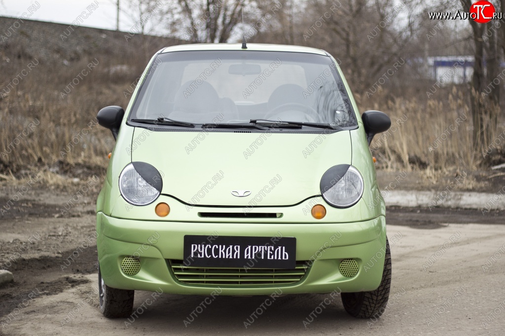 369 р. Реснички на фары RA  Daewoo Matiz  M100 (1998-2000) дорестайлинг (Неокрашенные)  с доставкой в г. Пермь