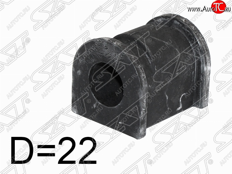 120 р. Резиновая втулка переднего стабилизатора SAT (D=22) Daewoo Matiz M100 дорестайлинг (1998-2000)  с доставкой в г. Пермь