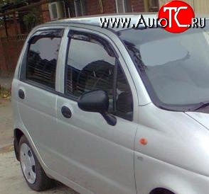 629 р. Дефлекторы окон (ветровики) Novline 4 шт Daewoo Matiz M100 дорестайлинг (1998-2000)  с доставкой в г. Пермь