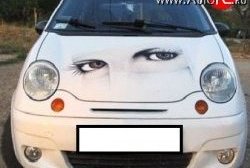1 469 р. Сетка на бампер (рестайлинг) Russtal (черная) Daewoo Matiz M100 дорестайлинг (1998-2000)  с доставкой в г. Пермь. Увеличить фотографию 2