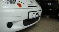 1 469 р. Сетка на бампер (рестайлинг) Russtal (черная) Daewoo Matiz M100 дорестайлинг (1998-2000)  с доставкой в г. Пермь. Увеличить фотографию 4