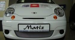 1 539 р. Сетка на бампер (рестайлинг) Russtal (хром) Daewoo Matiz M100 дорестайлинг (1998-2000)  с доставкой в г. Пермь. Увеличить фотографию 5