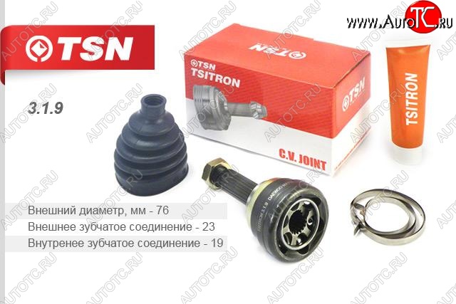 2 579 р. Шрус наружный (0.8) TSN Daewoo Matiz M100 дорестайлинг (1998-2000)  с доставкой в г. Пермь