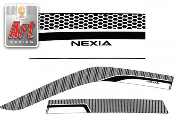 Дефлектора окон CA-Plastic Daewoo Nexia  рестайлинг (2008-2015)
