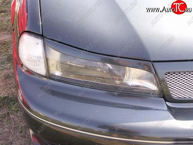 1 299 р. Реснички на фары CT Daewoo Nexia дорестайлинг (1995-2008) (Неокрашенные)  с доставкой в г. Пермь