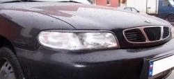 1 299 р. Реснички на фары CT Daewoo Nubira J100 (1997-2000) (Неокрашенные)  с доставкой в г. Пермь. Увеличить фотографию 2