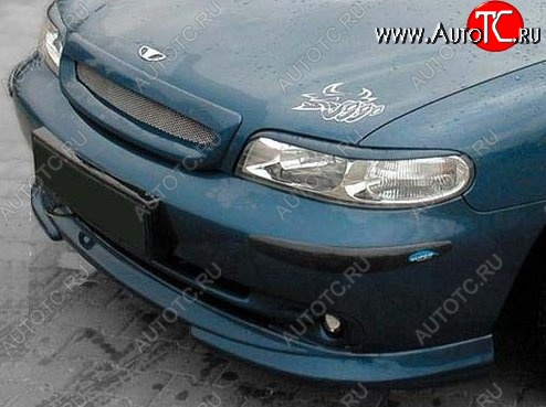 1 299 р. Реснички на фары CT Daewoo Nubira J100 (1997-2000) (Неокрашенные)  с доставкой в г. Пермь