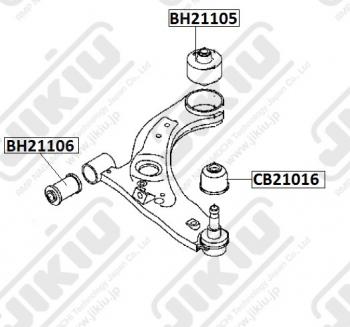 1 249 р. Пыльник шаровой опоры JIKIU Daihatsu Boon M300 хэтчбэк 5 дв. дорестайлинг (2004-2006)  с доставкой в г. Пермь. Увеличить фотографию 3