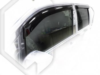 Дефлектора окон CA-Plastic Daihatsu Move (2014-2023)  дорестайлинг, рестайлинг (Classic полупрозрачный)