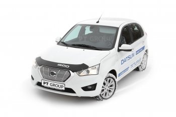 6 479 р. Накладка на решетку радиатора Petroil Tuning  Datsun mi-DO - on-DO (Нержавейка)  с доставкой в г. Пермь. Увеличить фотографию 2