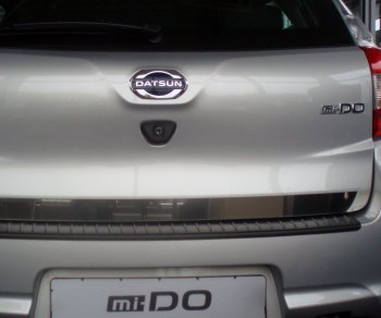 Защитная накладка заднего бампера АртФорм Datsun mi-DO хэтчбэк (2014-2021)