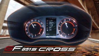 Приборная панель Ferrum GF 851 S Cross (стрелочная, тонированная)) Лада Гранта FL 2191 лифтбек (2018-2025)