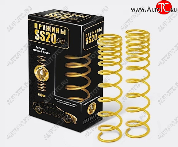 8 499 р. Пружины задние SS20 серии Gold Progressive Лада Калина 1118 седан (2004-2013)  с доставкой в г. Пермь