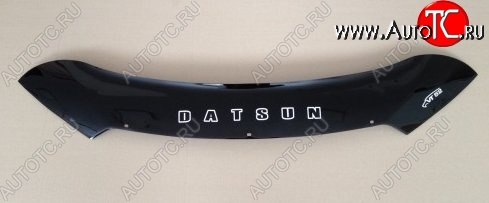 999 р. Дефлектор капота Russtal (короткая) Datsun on-DO седан дорестайлинг (2014-2019)  с доставкой в г. Пермь