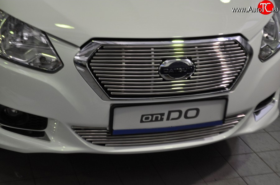 3 399 р. Декоративная вставка воздухозаборника Berkut Datsun on-DO седан дорестайлинг (2014-2019)  с доставкой в г. Пермь