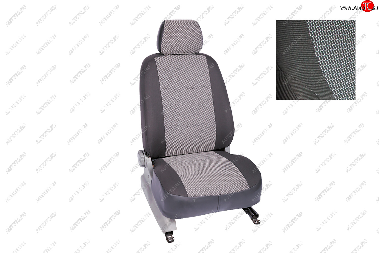 4 299 р. Чехлы для сидений на sedan 40/60 airbag Seintex (жаккард) Datsun on-DO седан дорестайлинг (2014-2019)  с доставкой в г. Пермь