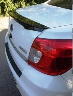 679 р. Накладка защитная на верхнюю часть заднего бампера Тюн-Авто  Datsun on-DO (2014-2021) седан дорестайлинг, седан рестайлинг  с доставкой в г. Пермь. Увеличить фотографию 3