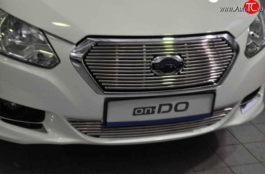 5 499 р. Декоративная вставка решетки радиатора Berkut Datsun on-DO седан дорестайлинг (2014-2019)  с доставкой в г. Пермь