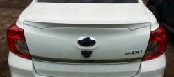 2 249 р. Лип спойлер АртФорм Datsun on-DO седан дорестайлинг (2014-2019) (цвет: Оранжевый)  с доставкой в г. Пермь. Увеличить фотографию 3