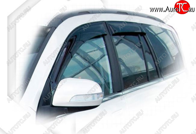 2 079 р. Дефлектор капота CA-Plastiс Derways Hower Н3 (2017-2019) (Classic полупрозрачный, Без хром молдинга, Крепление только на скотч)  с доставкой в г. Пермь