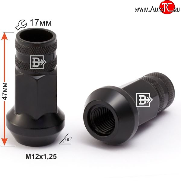 259 р. Колёсная гайка Вектор M12 1.25    с доставкой в г. Пермь