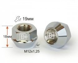 Колёсная гайка Вектор M12x1.25 Лада нива 4х4 2121 Бронто 3 дв. 1-ый рестайлинг (2017-2019) 