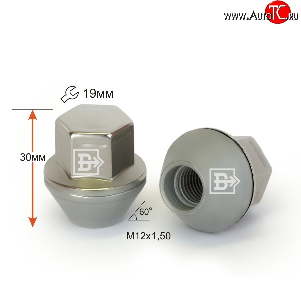 131 р. Колёсная гайка Вектор M12 1.5    с доставкой в г. Пермь