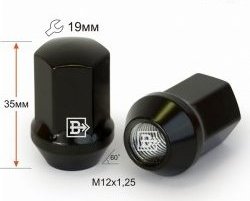 Колёсная гайка Вектор M12 1.25 Лада нива 4х4 2121 Бронто 3 дв. 1-ый рестайлинг (2017-2019) 
